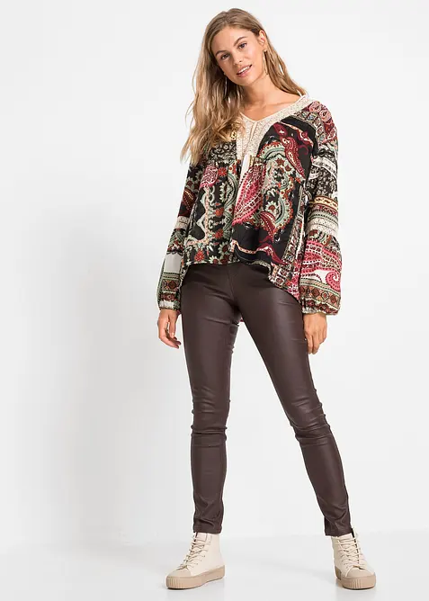 Strečové kalhoty ze směsi s viskózou, bonprix