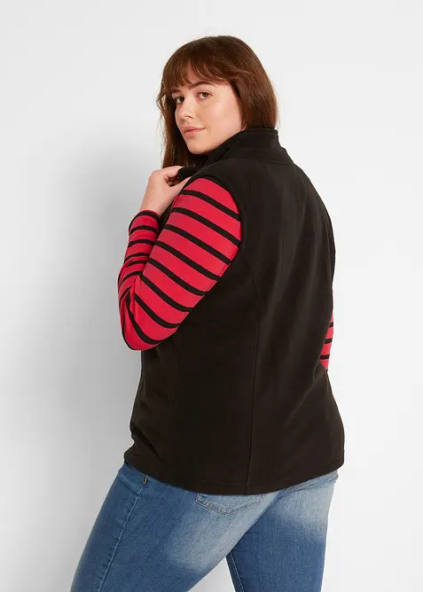 Flísová vesta s kapsami, bonprix