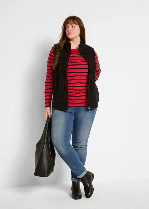 Flísová vesta s kapsami, bonprix