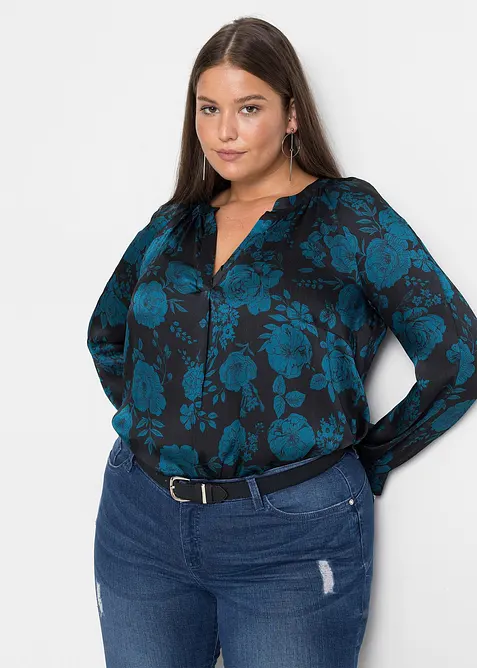 Tuniková halenka z lehkého krepu, bonprix