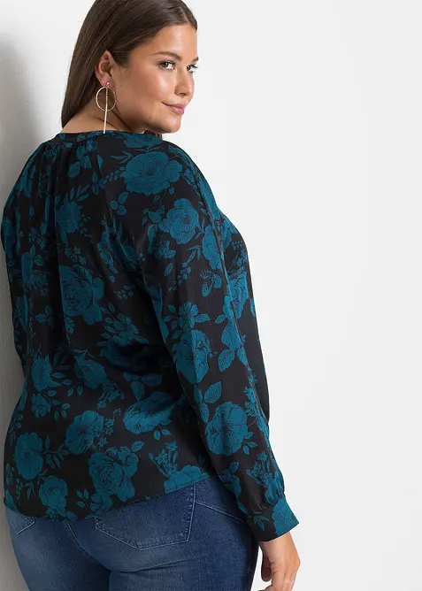 Tuniková halenka z lehkého krepu, bonprix