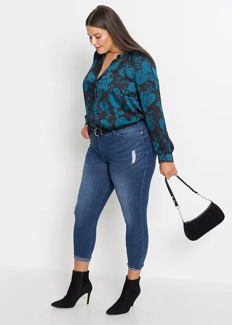 Tuniková halenka z lehkého krepu, bonprix