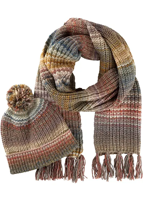 &Scaron;&aacute;la a čepice (2d&iacute;ln&aacute; souprava), bonprix