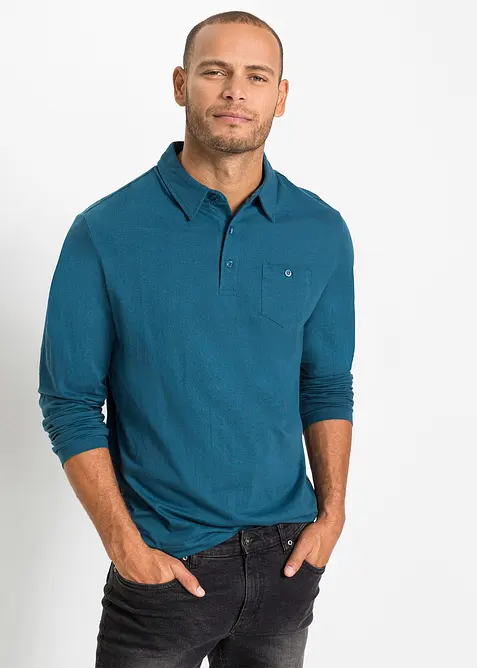 Pólo triko, dlouhý rukáv (2 ks v balení), bonprix