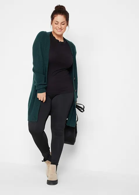 Termo leg&iacute;ny High Waist, s &scaron;irokou  pohodlnou pasovkou, bonprix