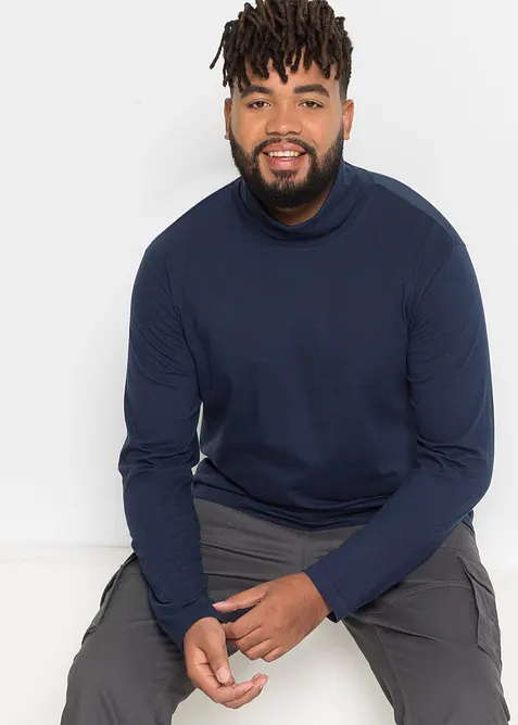 Triko s rolákovým límcem, dlouhý rukáv (2 ks v balení), bonprix