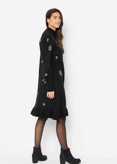 Pleten&eacute; &scaron;aty se sněhov&yacute;mi vločkami, bonprix