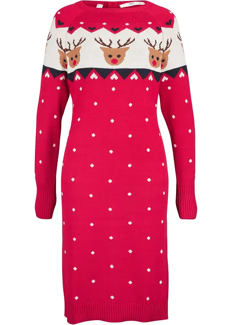 V&aacute;nočn&iacute; pleten&eacute; &scaron;aty se soby, bonprix