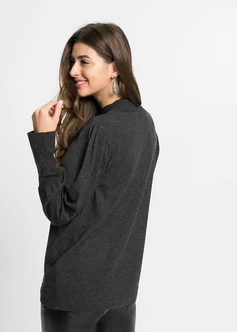 Svetr z jemn&eacute;ho &uacute;pletu, bonprix