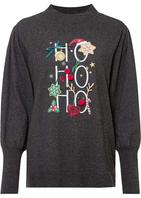 Svetr z jemn&eacute;ho &uacute;pletu, bonprix