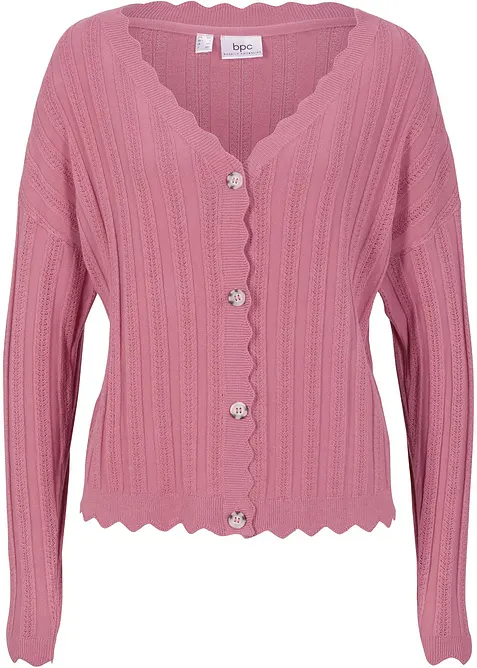 Kr&aacute;tk&yacute; ažurov&yacute; pleten&yacute; kab&aacute;tek, bonprix