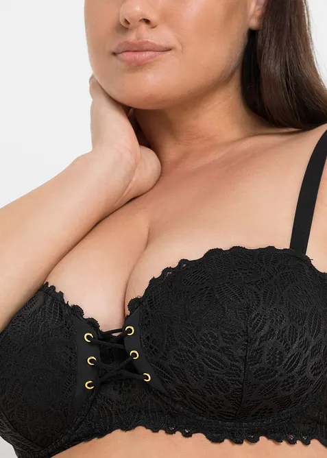 Balkonetov&aacute; podprsenka z jemn&eacute; krajky, bonprix