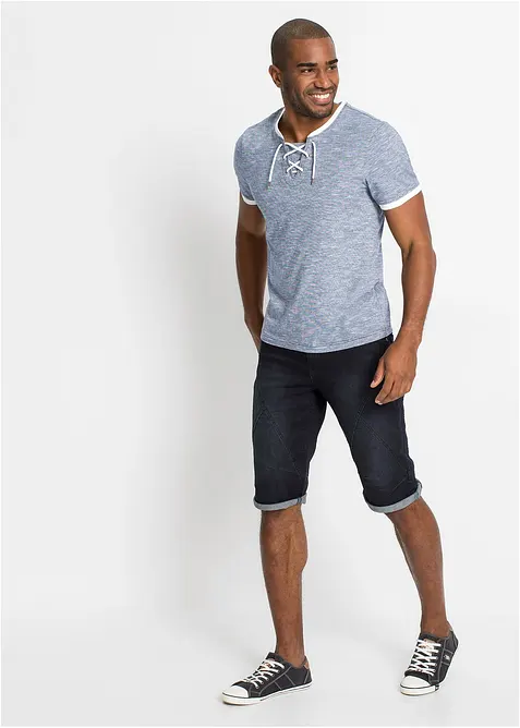 Tričko se šněrováním, z organické bavlny, bonprix