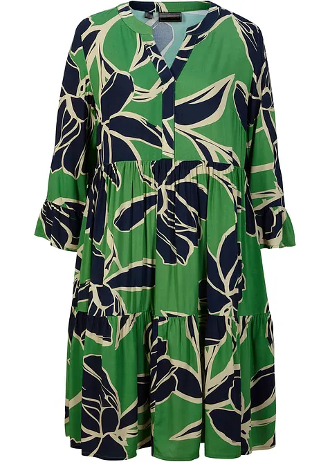 Tunikov&eacute; &scaron;aty ze spl&yacute;vav&eacute; visk&oacute;zy, bonprix