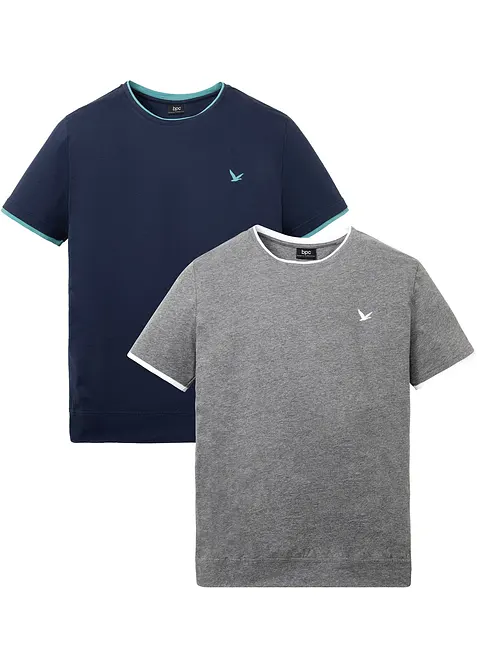 Tričko (2 ks v balení), bonprix