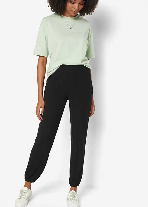 Kalhoty ze směsi s viskózou, bonprix