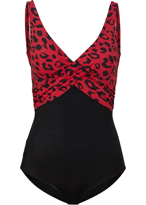 Jednod&iacute;ln&eacute; plavky z recyklovan&eacute;ho polyamidu, bonprix