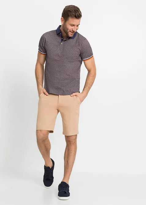 Žerzejové pólo tričko z čisté organické bavlny, krátký rukáv, bonprix