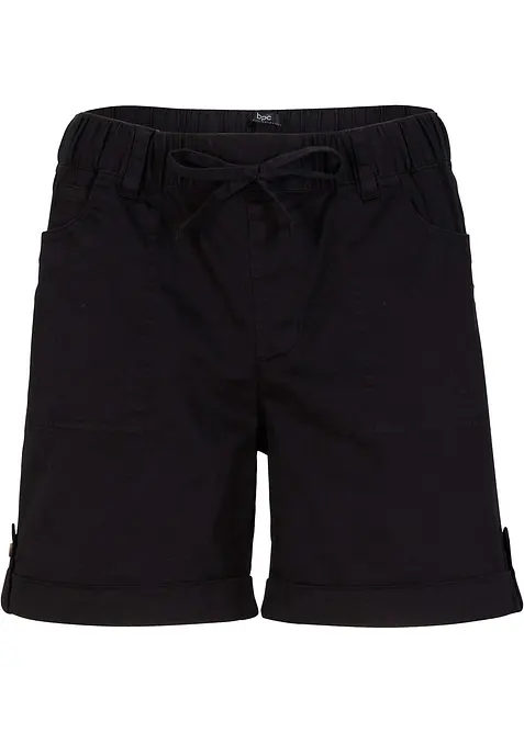 Bavlněné bermudy s pasem do gumy, bonprix