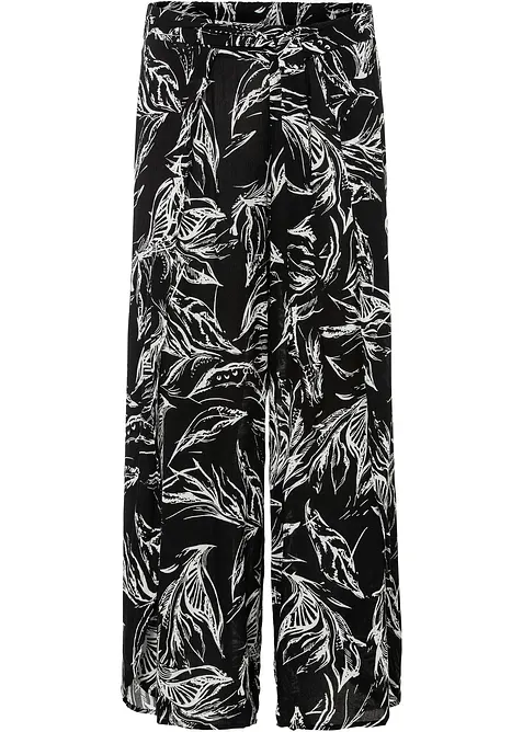 Kalhoty ze strukturované viskózy, bonprix