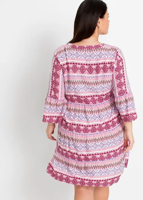 Tunikov&eacute; &scaron;aty ze spl&yacute;vav&eacute; visk&oacute;zy, bonprix