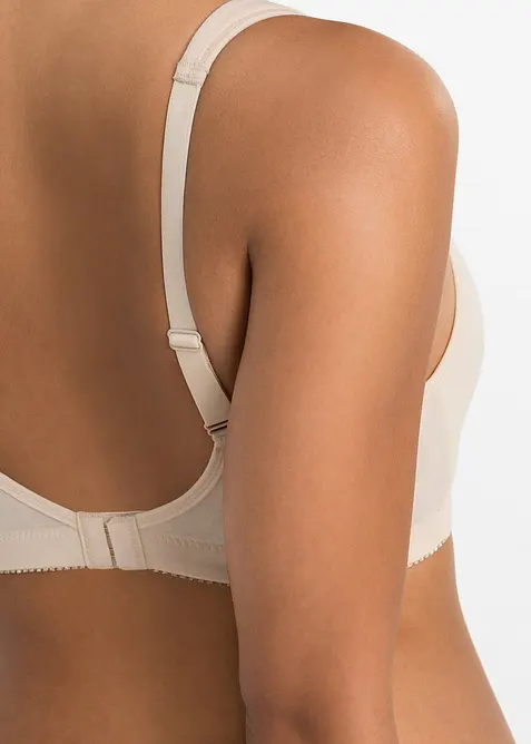 Hladk&aacute; podprsenka bez kostic, s bavlnou (2 ks v balen&iacute;), bonprix