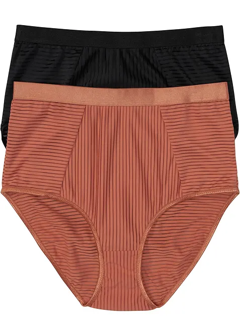 Vysok&eacute; kalhotky (2 ks), bonprix