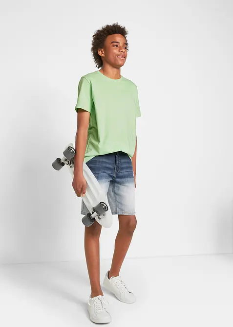 Tričko (3 ks) z čisté bavlny, bonprix