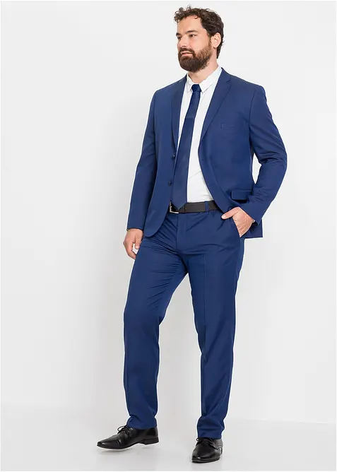 Oblek s kravatou (3d&iacute;ln&aacute; souprava), Slim Fit, bonprix