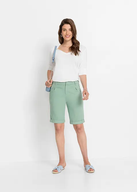 Strečové bermudy, bonprix