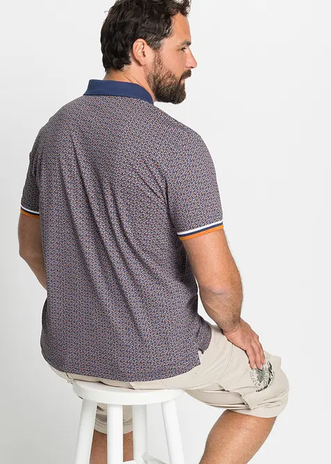 Žerzejov&eacute; p&oacute;lo tričko z čist&eacute; organick&eacute; bavlny, kr&aacute;tk&yacute; ruk&aacute;v, bonprix