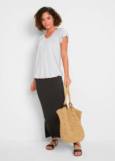 Tričko z visk&oacute;zov&eacute; směsi, bonprix