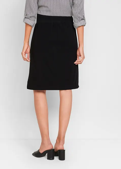 Sukně s integrovanými šortkami, z elastické bavlněné směsi, bonprix