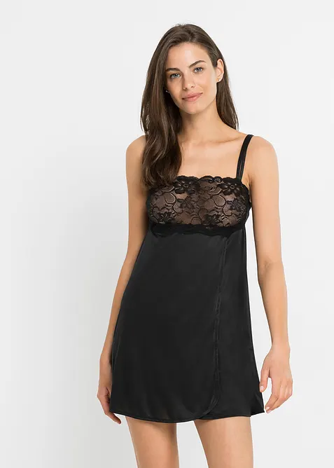 Negliž&eacute; s leskl&yacute;m efektem, bonprix