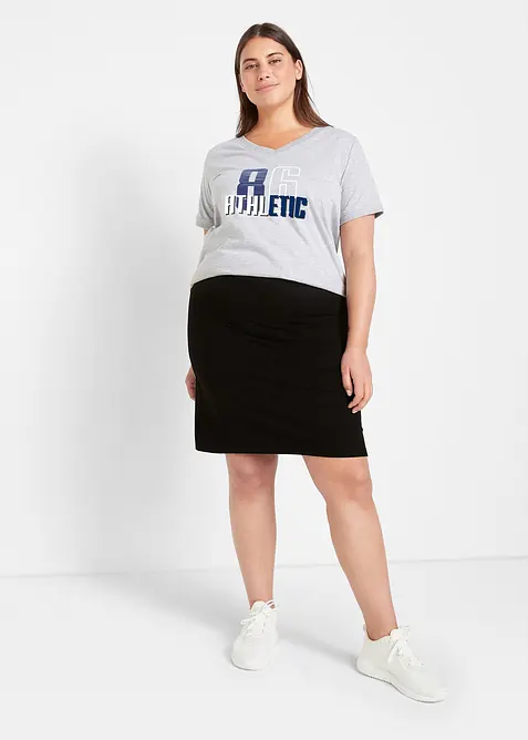 Žerzejová sukně s krátkými legínami, bonprix