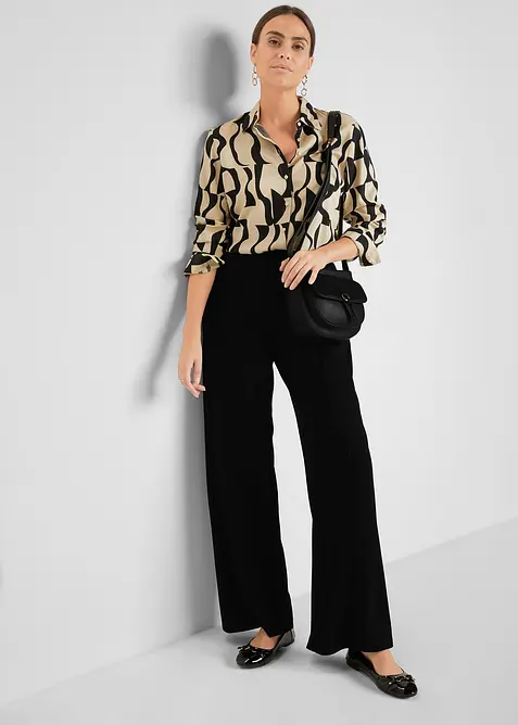 Žerzejov&eacute; kalhoty Marlene, bonprix