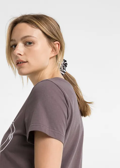 Krátké pyžamo s gumičkou do vlasů, bonprix