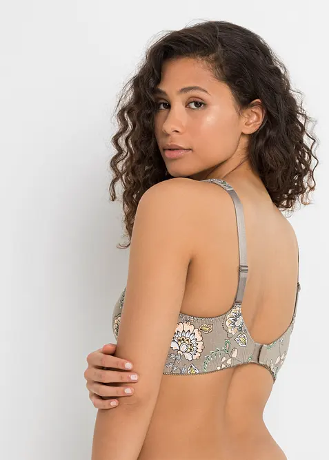 Podprsenka bez kostic (3 ks), s organickou bavlnou, bonprix