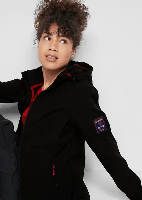 Strečov&aacute; softshellov&aacute; bunda, vodě odoln&aacute;, bonprix