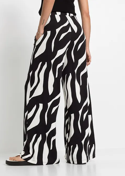 Žerzejov&eacute; kalhoty z měkk&eacute; visk&oacute;zov&eacute; směsi, bonprix