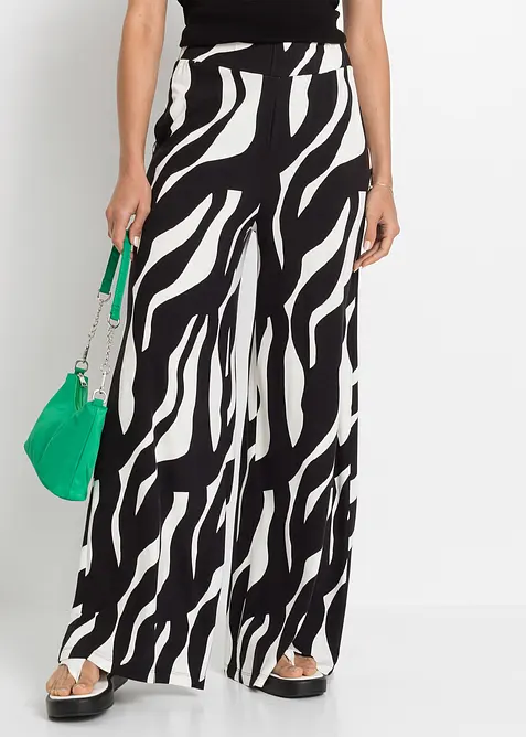 Žerzejov&eacute; kalhoty z měkk&eacute; visk&oacute;zov&eacute; směsi, bonprix