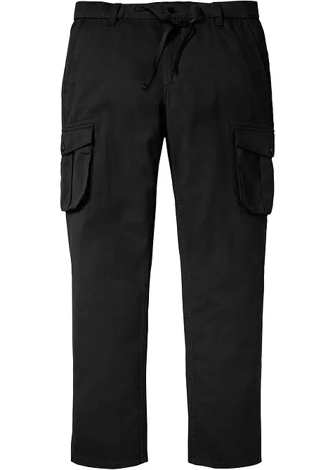 Cargo kalhoty Regular Fit z čisté bavlny, Straight, bonprix