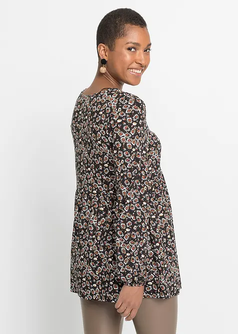 Úpletová halenka z udržitelné viskózy, bonprix