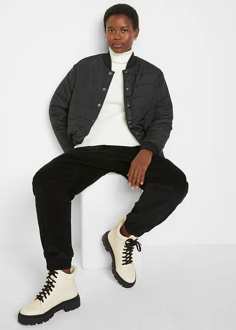 Man&scaron;estrov&eacute; kalhoty z bavlněn&eacute; směsi, bonprix