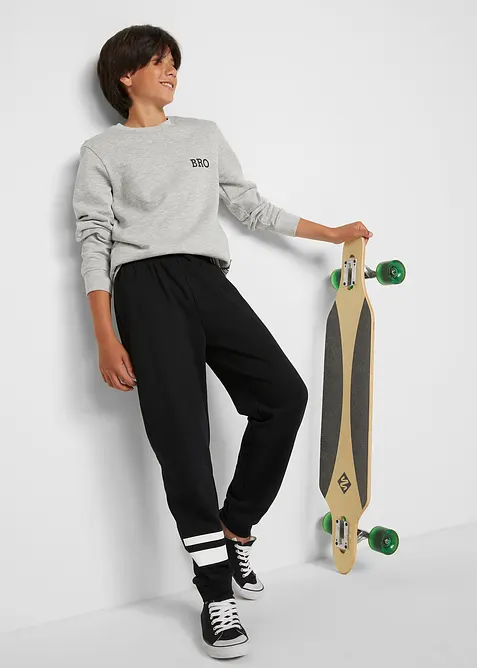 Joggingové kalhoty z měkké bavlněné směsi (2 ks v balení), bonprix