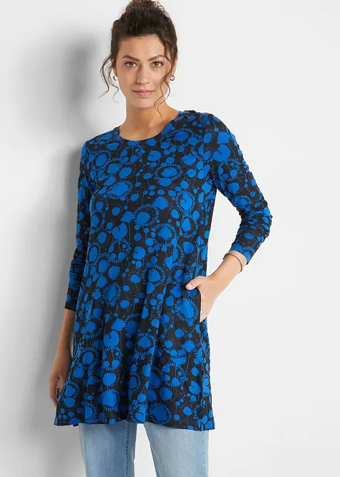 Dlouhé triko z viskózové směsi, bonprix