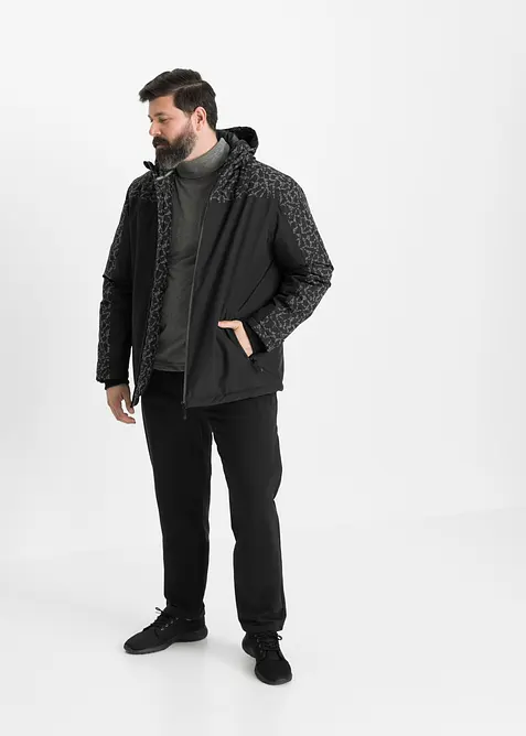 Joggingové kalhoty s praktickými kapsami na zip, z organické bavlny, bonprix