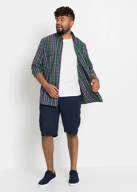 Cargo bermudy z čisté bavlny, Relaxed Fit, bonprix