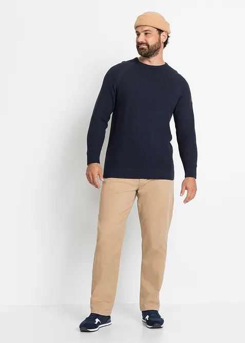 Svetr z hrubé pleteniny s recyklovanou bavlnou, bonprix