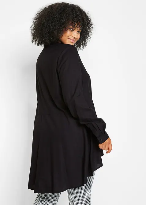 Halenka s prodlouženým zadním lemem, z čisté viskózy, bonprix